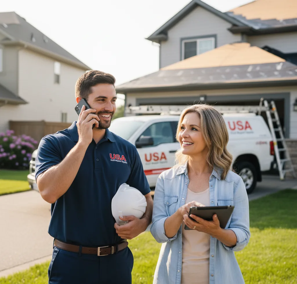 USA Roof Repair Experts customer support in Sweetser